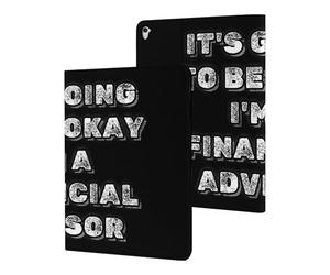 It's Going to Be Okay I'm A Financial Advisor Slim Case Compatible with iPad 10th 9th 8th 7th Generation 2022 2021 2020 2019 Protective Cover Stand