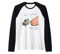 Its Gona Be Ok Funny Text Adult Hilarious Sarcastic Novelty Raglan Baseball Tee