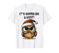 It's Gonna Be A Hoot Grumpy Owl Christmas T-Shirt