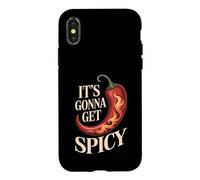 It's Gonna Get Spicy Hilarious Heat Puns Excitement - Case for iPhone X/XS