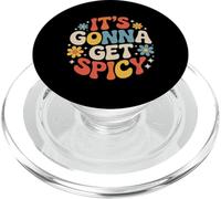 It's Gonna Get Spicy Hilarious Heat Puns Excitement - PopSockets PopGrip for MagSafe