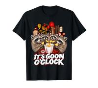 It's Goon O'Clock Raccoons Eating Rangoon Meme Dad Joke Value Graphic T-Shirt