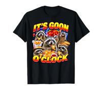 It's Goon O'Clock Raccoons Eating Rangoon Meme Dad Joke Value Graphic T-Shirt