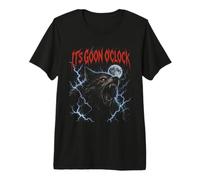 It's Goon O'clock Wolf Howling Moon Bootleg Premium T-Shirt