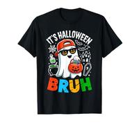 Its Halloween Bruh Boo Ghost Pumpkin Costume Boys Kids Mens T-Shirt