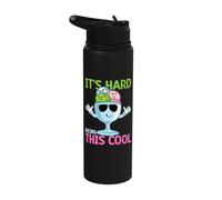 It's Hard Being This Cool Gelato Dessert Popsicle Stainless Steel Insulated Water Bottle