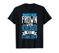 It's Hard to Frown When Bluegrass Music is Going Down Value Graphic T-Shirt