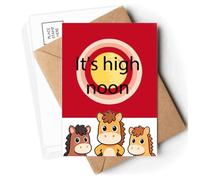 Its High Noon Art Deco Fashion Postcards Envelopes Cards Mailing Year Horse