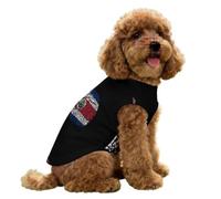 It's In My CostaRica Flag Cute Dog Shirts Summer Ice Silk Tank Top