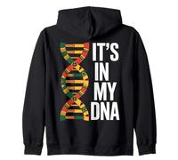 Its In My DNA African American Black History Pride Zip Hoodie