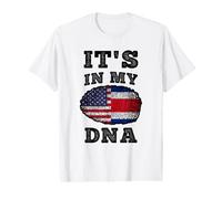 Its in My DNA American Costa Rican Flag Value Graphic T-Shirt