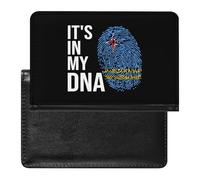 It's in My DNA Aruba Flag Passport Wallet Cute Passport Case with Card Slot Travel Passport Holder Cover