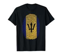 It's IN My DNA Barbados Flag Fingerprint Bajan Barbados T-Shirt