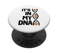 ITS IN MY DNA Basketball Sport Player Saying Baseball Fan PopSockets Adhesive PopGrip