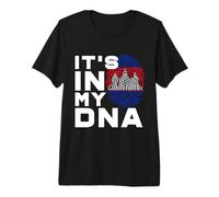 It's in My DNA Cambodia Fingerprint Design Premium T-Shirt