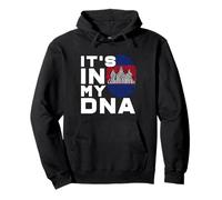 It's In My DNA Cambodia Fingerprint Design Pullover Hoodie