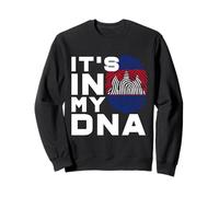 It's In My DNA Cambodia Fingerprint Design Sweatshirt