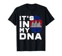 It's in My DNA Cambodia Fingerprint Design T-Shirt