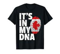 IT'S IN MY DNA Canada Canadian Flag T Shirt Gift Men Women T-Shirt