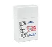 It's In My DNA CostaRica Flag Lightweight Cigarette Case Funny Cigarettes Holder Box Portable Plastic Smoking Accessories Gifts
