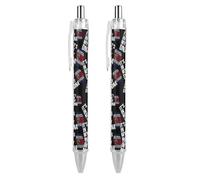 It's In My DNA CostaRica Flag Printed Ballpoint Pens Retractable Ball Point Pen Black Ink Party Gifts Office Accessories Stationary