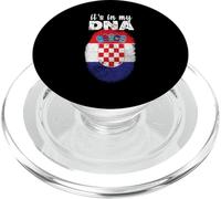 It's In My DNA Croatian Flag Proud Croatia HRV PopSockets PopGrip for MagSafe