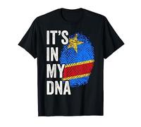 ITS IN MY DNA Democratic Republic of the Congo Flag Pride T-Shirt