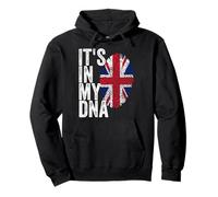 IT'S IN MY DNA England Union Jack Flag Christmas Gift Pullover Hoodie