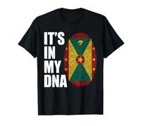 It's in My DNA Grenada Flag Fingerprint Heritage Value Graphic T-Shirt
