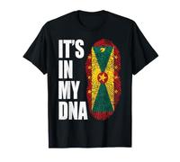 It's in My DNA Grenada Flag Fingerprint T-Shirt