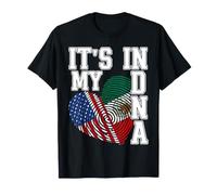 It's in My DNA Half Mexican American Mexico Independence Day T-Shirt