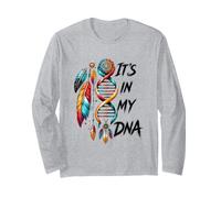 It's in My DNA Indigenous Native American Indian Day Pride Long Sleeve T-Shirt