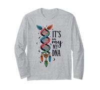 It's in My DNA Indigenous Native American Indian Day Pride Long Sleeve T-Shirt