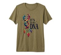 It's in My DNA Indigenous Native American Indian Day Pride Premium T-Shirt
