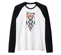 It's in My DNA Indigenous Native American Indian Day Pride Raglan Baseball Tee
