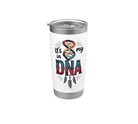 It's in My DNA Indigenous Native American Indian Day Pride Stainless Steel Insulated Tumbler