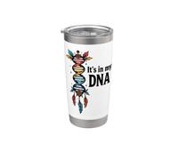 It's in My DNA Indigenous Native American Indian Day Pride Stainless Steel Insulated Tumbler