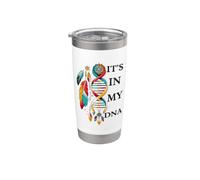 It's in My DNA Indigenous Native American Indian Day Pride Stainless Steel Insulated Tumbler