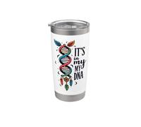 It's in My DNA Indigenous Native American Indian Day Pride Stainless Steel Insulated Tumbler