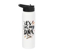 It's in My DNA Indigenous Native American Indian Day Pride Stainless Steel Insulated Water Bottle