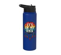 It's in My DNA Indigenous Native American Indian Day Pride Stainless Steel Insulated Water Bottle