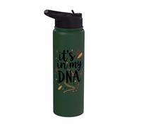 It's in My DNA Indigenous Native American Indian Day Pride Stainless Steel Insulated Water Bottle