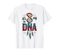 It's in My DNA Indigenous Native American Indian Day Pride Value Graphic T-Shirt