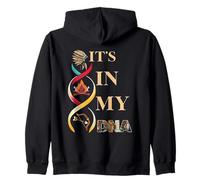 It's In My DNA indigenous Native American Indian Day Zip Hoodie
