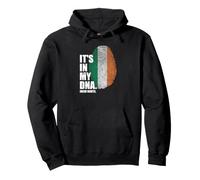 Its In My DNA Irish Roots Ireland Flag Design Pullover Hoodie