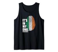 Its in My DNA Irish Roots Ireland Flag Design Tank Top