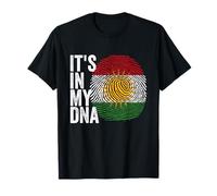It's In My DNA Kurdish Retro Vintage Kurdistan Flag T-Shirt