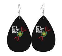 It'S In My Dna Mauritanian Women Hook Earring Novelty Earring Teardrop Shape Dangle Earrings For Wedding Party Vacation