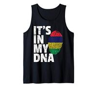 IT'S IN MY DNA Mauritius Flag Pride National Country Roots Tank Top