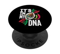 It's In My DNA Mexican Pride Flag Mexico Roots Heritage PopSockets Adhesive PopGrip